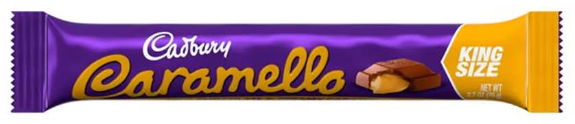 Cadbury King Size Milk Chocolate and Creamy Caramel