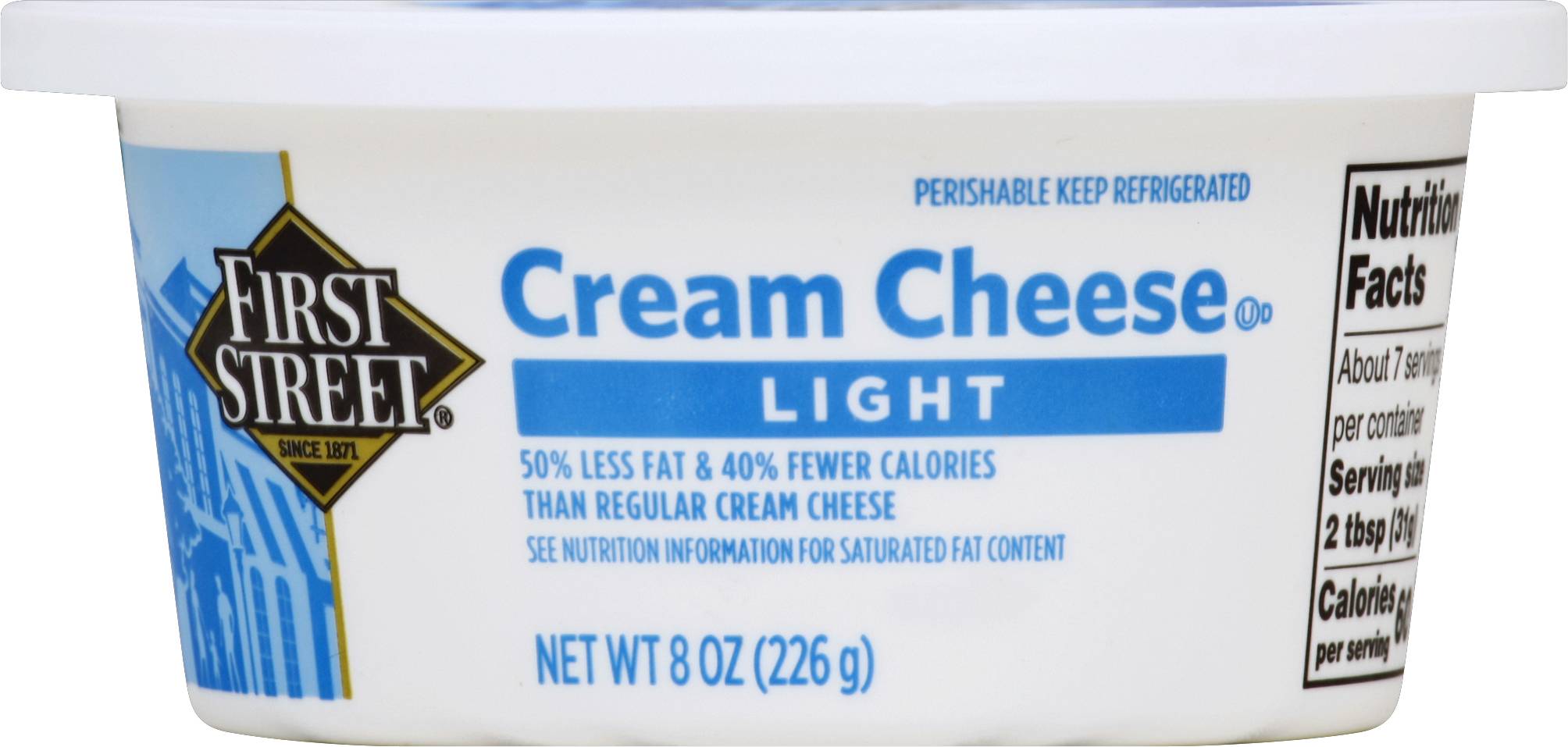 First Street Light Cream Cheese (8 oz)