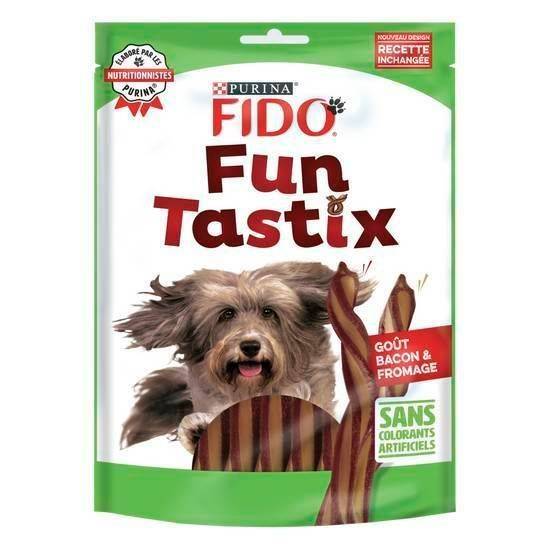 Fido funtastix goût bacon et fromage - 150 g - friandises pour chien