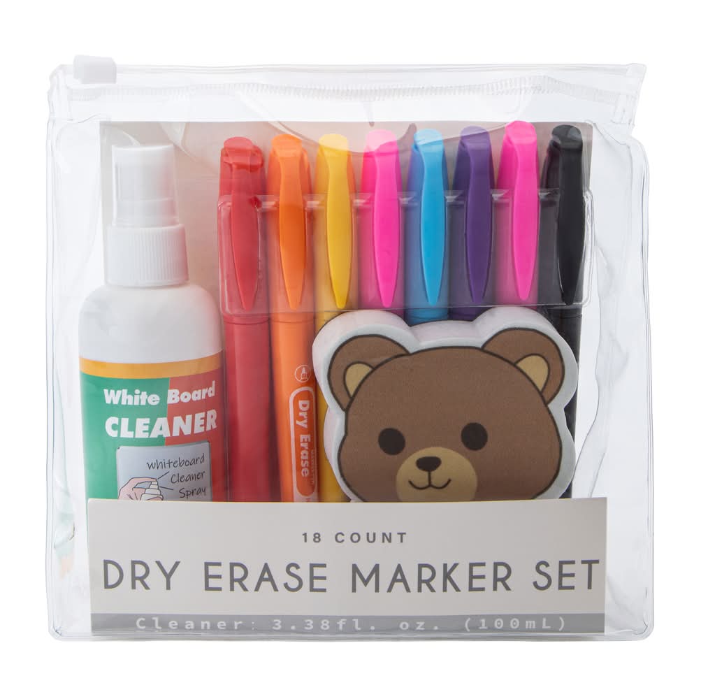 Dry Erase Marker Set 18-Count