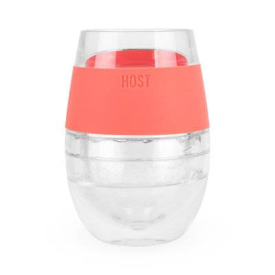Host Wine Freeze Cup Coral (8.5oz container)