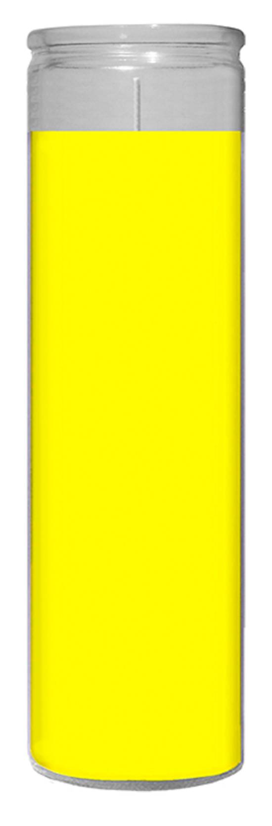 St. Jude Candle Yellow Tall Unscented (400 ml)