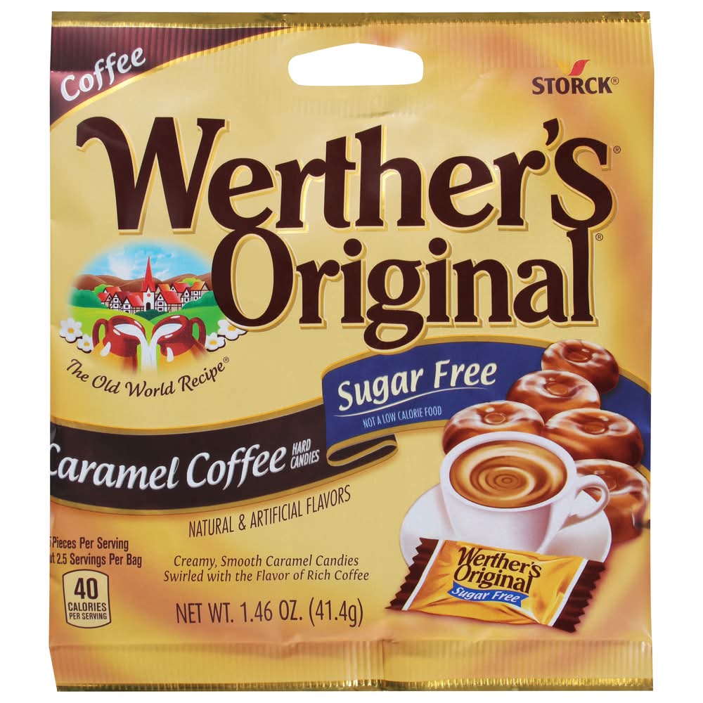 Werther's Original Sugar Free Hard Candies, Caramel Coffee (1.46 oz)