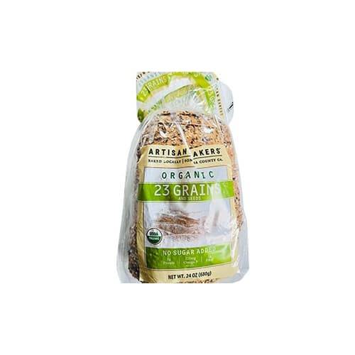 Artisan Bakers No Sugar Added Organic 23 Grain Bread