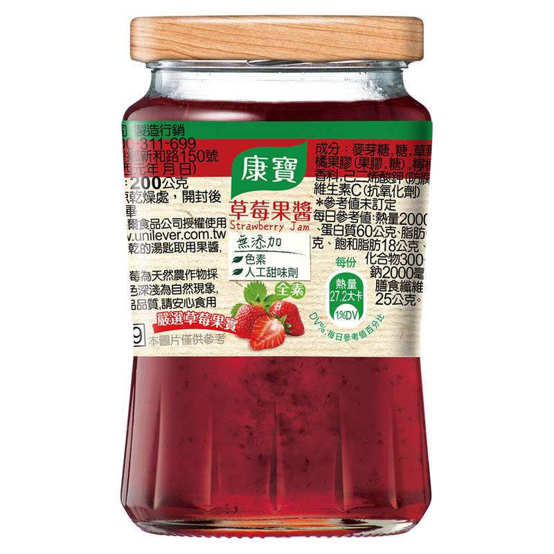 康寶草莓果醬200g  <200g克 x 1 x 1Bottle瓶>