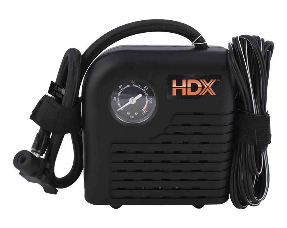HDX · Inflador portátil de 12 volts