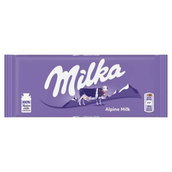 Milka Alpine Milk Chocolate Bar