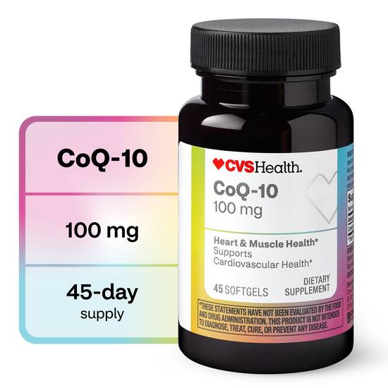 CVS Health CoQ-10 Softgels, 45 CT