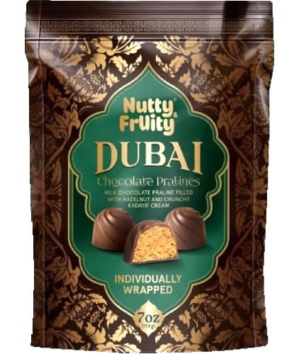 Nutty & Fruity Dubai Hazelnut Milk Chocolate Pralines