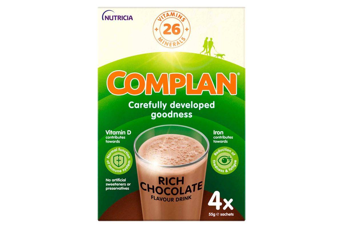 Complan Chocolate Nutritional Drink Sachet 4x55g