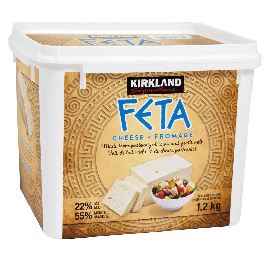 Ks Feta Cheese 6 1 2Kg Ecsl 180 Wcsl 180 7T10H / Kirkland Signature Feta Cheese (1.2 kg)