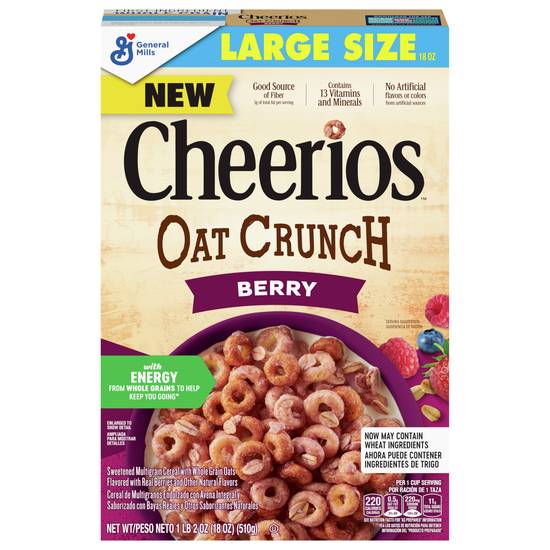 Cheerios Berry Oat Crunch