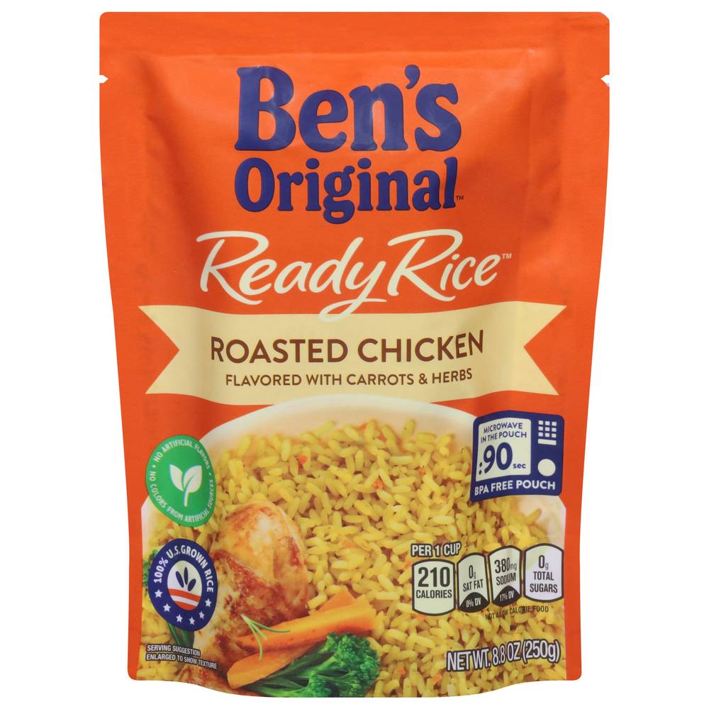 Ben's Original Ready Rice Roasted Chicken, Carrots-Herbs (8.8 oz)