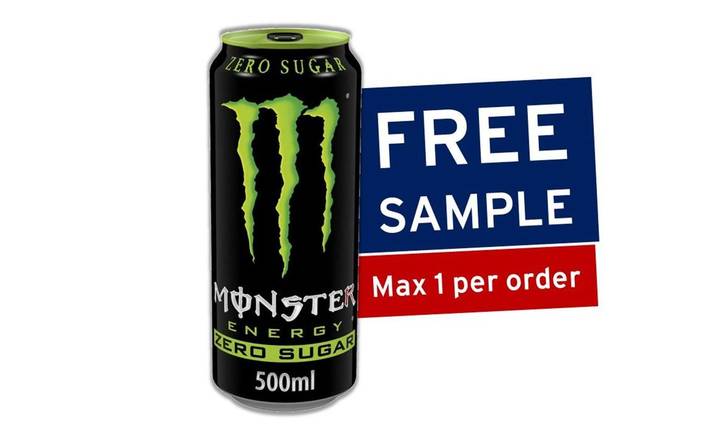 FREE: Monster Zero Energy 500ml