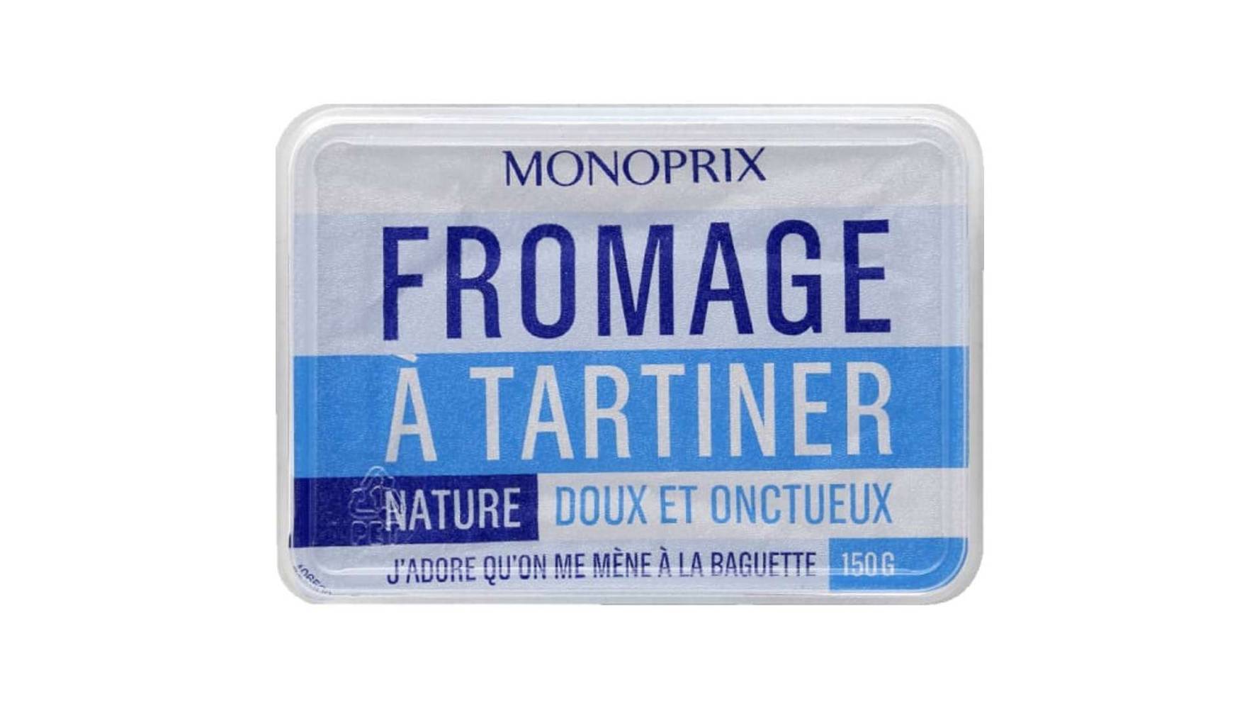 Monoprix Fromage à tartiner nature La barquette de 150 g