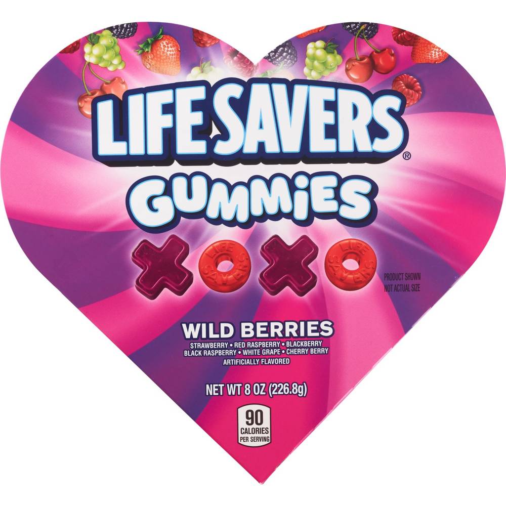 Lifesavers Wildberry Gummy Hearts, 8 oz
