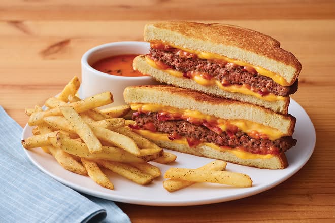 NEW Grilled Cheese Cheeseburger