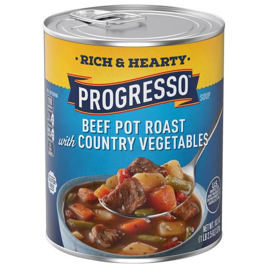 Progresso Beef Pot Roast With Country Vegetables Rich & Hearty Soup