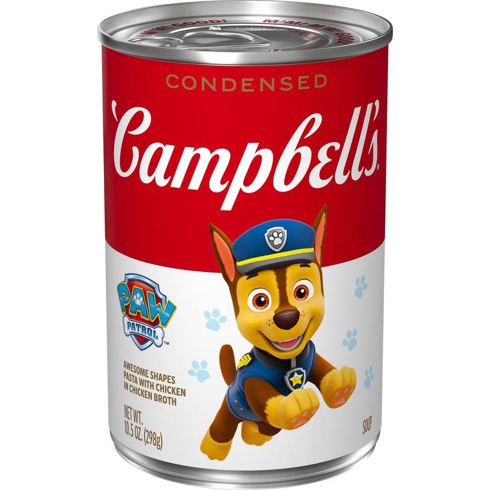 Campbell's Paw Patrol Shaped Condensed Chicken and Pasta Soup (10.5 oz)