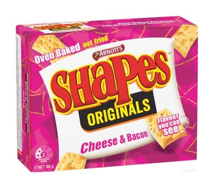 Arn Shapes Cheese & Bacon 180G