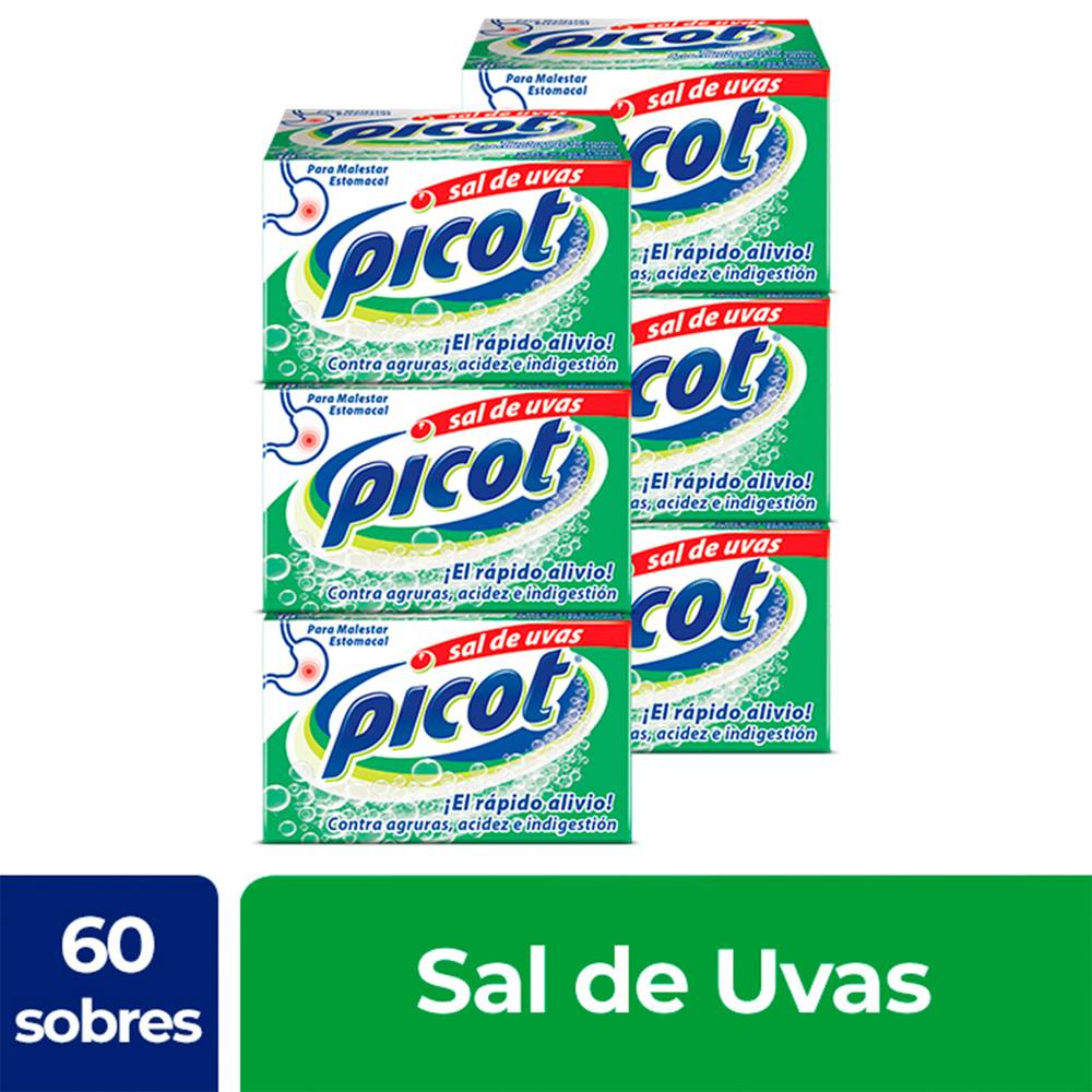 Picot · Sal de uvas efervescente (50 g)