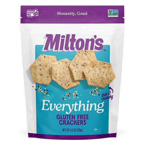 Milton's Gluten Free Everything Baked Crackers