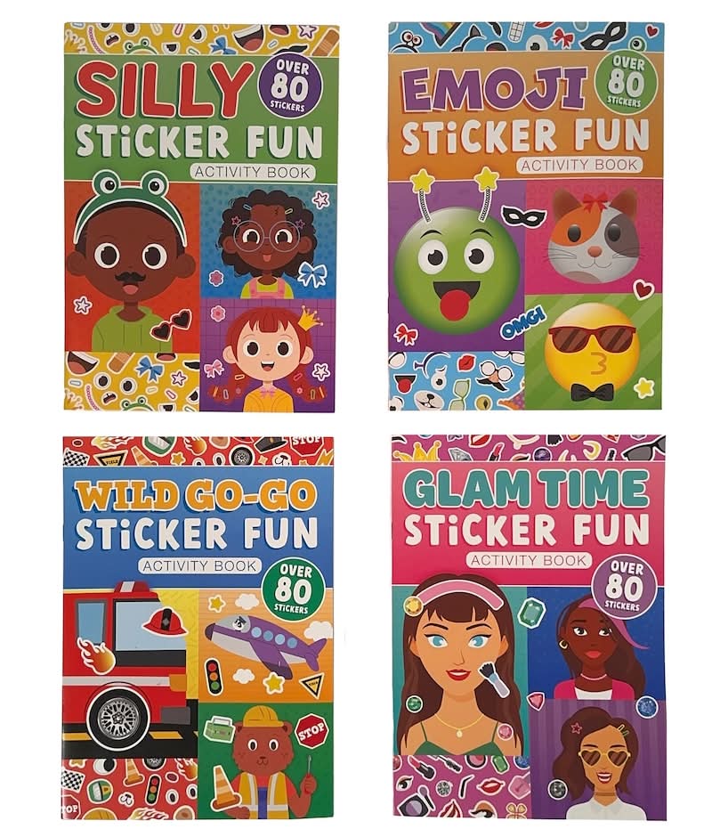 Sticker Fun Activity Book, Assorted Designs, 1-ct.
