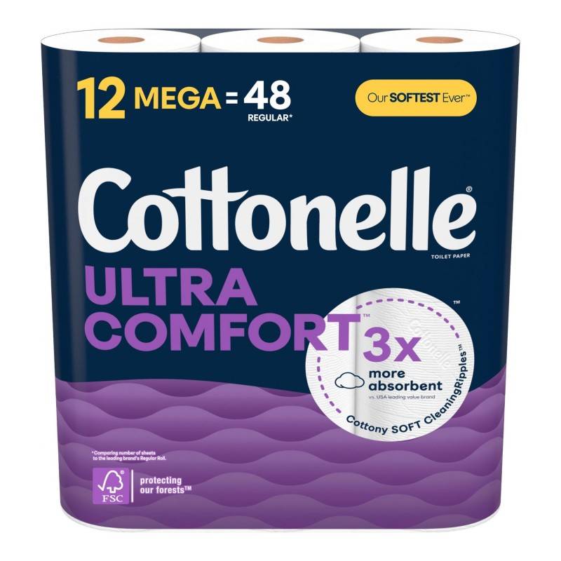 Cottonelle Ultra Comfort Toilet Paper (12 ct)