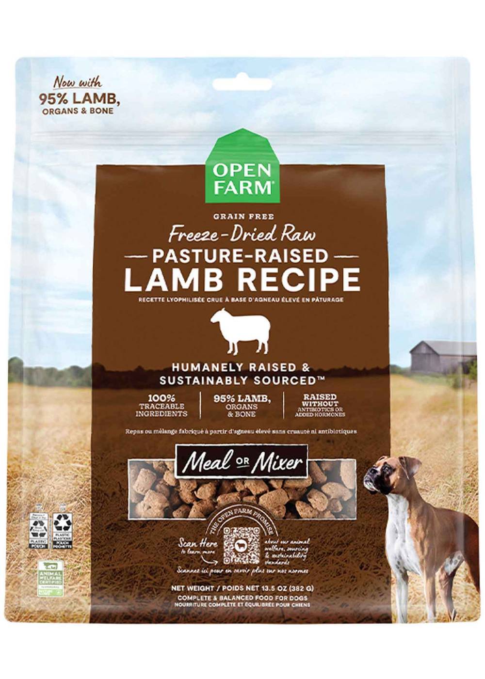 Open Farm Freeze Dried Morsels Lamb Dog Food, 3.5 Ounces