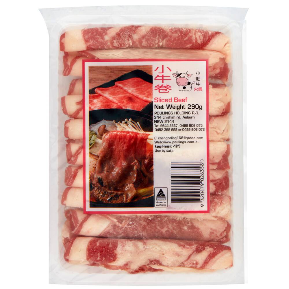 Poulings Sliced Beef 290g