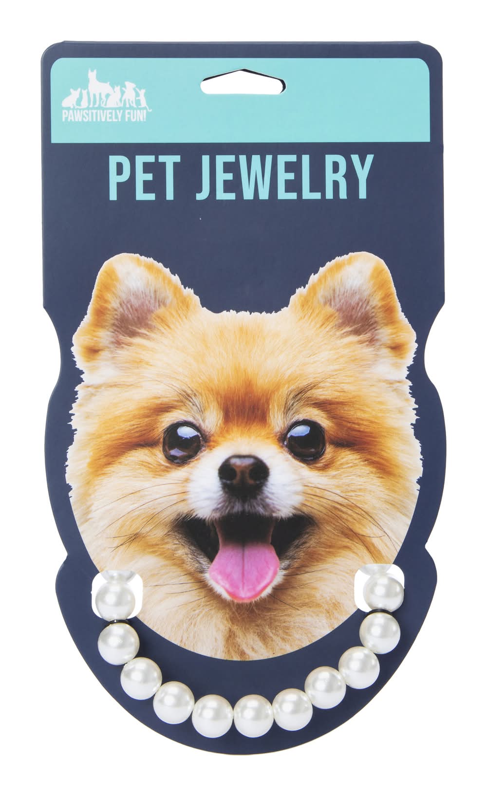 Pearl Pet Jewelry 19in White