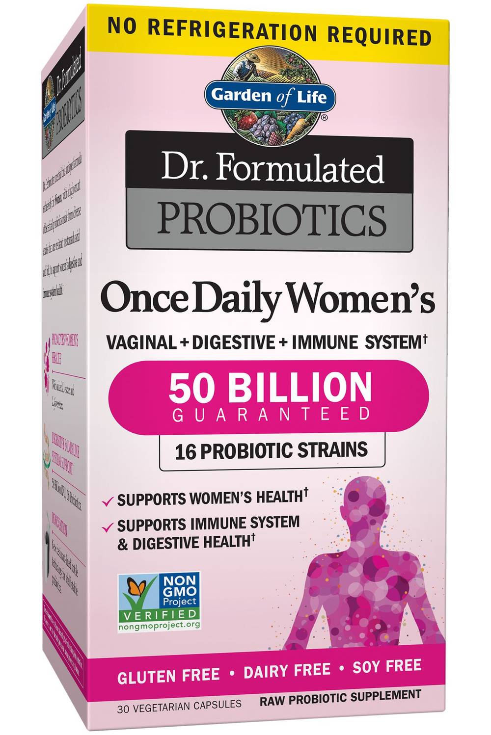 Once Daily WomenS Dr. Formulated Probiotics - 50 Billion Cfus  Shelf-Stable (30 Vegetarian Capsules)