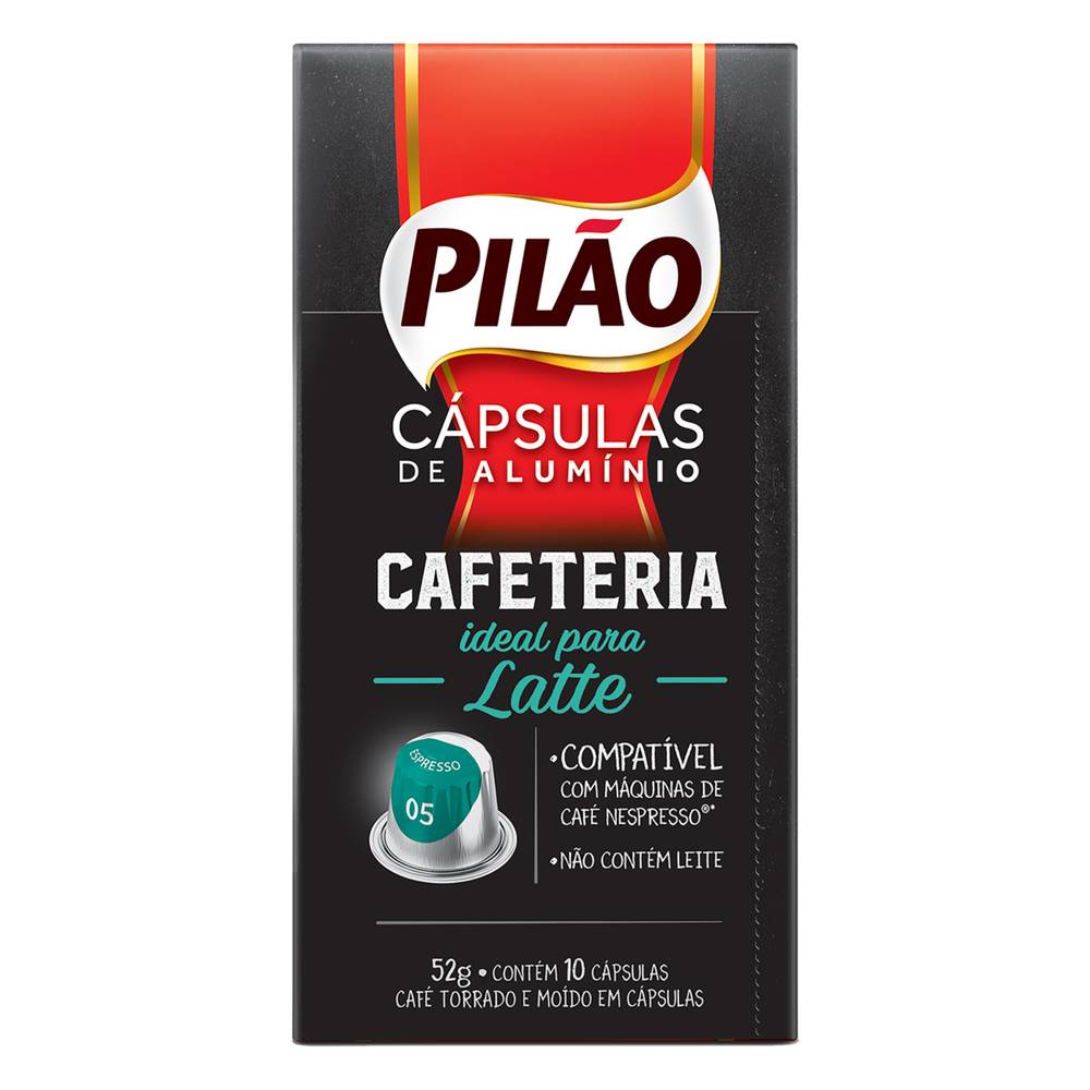 Pilão café em cápsula espresso cafeteria 05 (10 un, 5,2 g)