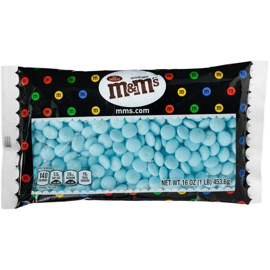 M&M's Milk Chocolate, Light Blue (16 oz)