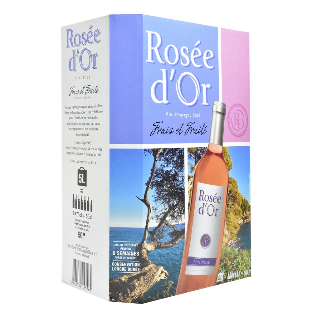 Rosée d'Or - Vin rosé (5L)