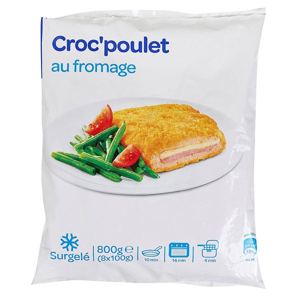Carrefour - Croque poulet au fromage (8 pièces)
