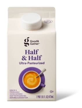 Good & Gather Ultra-Pasteurized Half & Half Cream (16 fl oz)