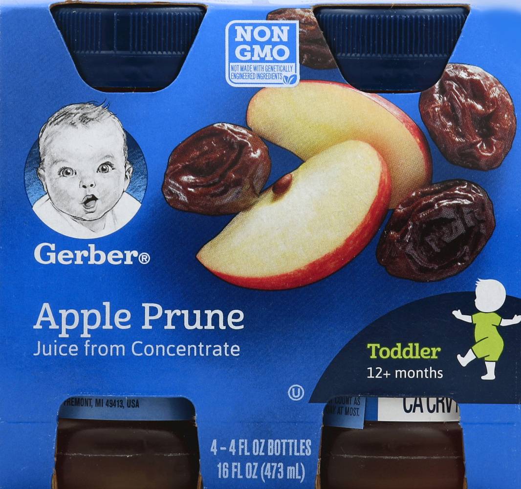 Gerber Apple Prune Juice From Concentrate Toddler 12+ Months (16 fl oz)