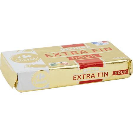 Carrefour Classic' - Beurre extra fin doux