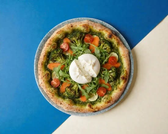 Pizza Pesto Burrata 🌿🍅