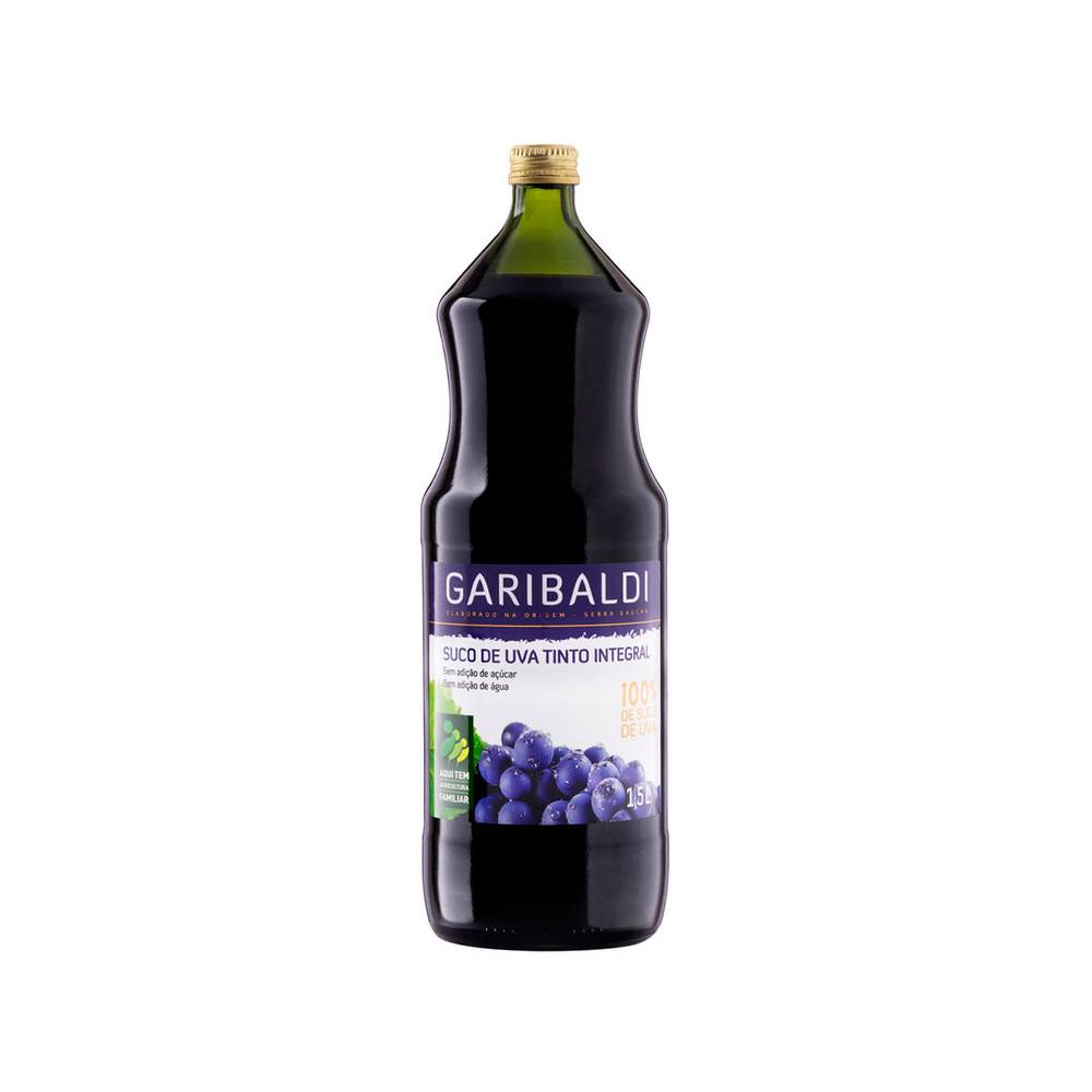 Garibaldi suco de uva tinto integral (1.5 L)