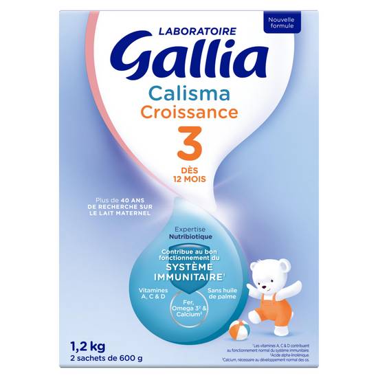 Laboratoire Gallia - Aliment lacté en poudre calisma croissance 3 dès 12  mois, Delivery Near You