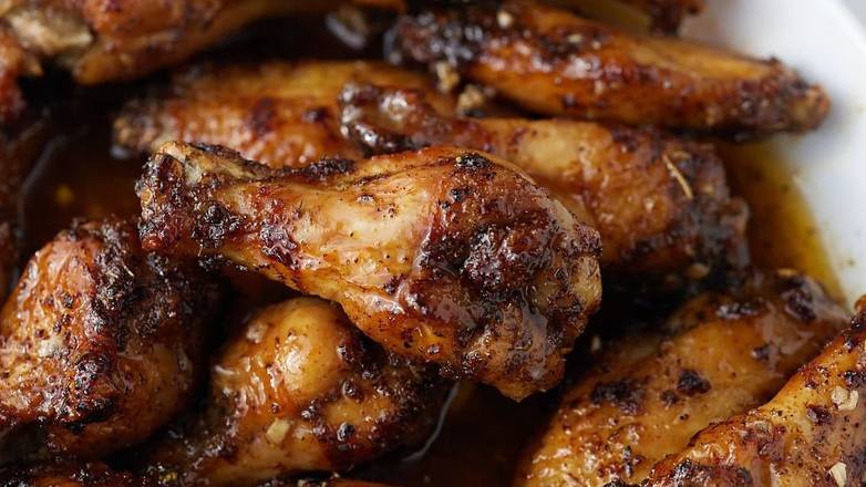 Honey Garlic Wings 6 pcs