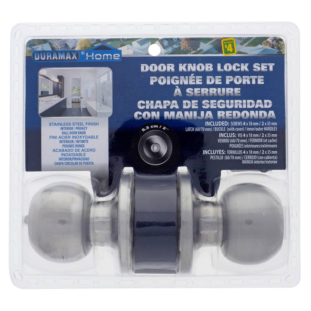 Door Handle And Lock Set