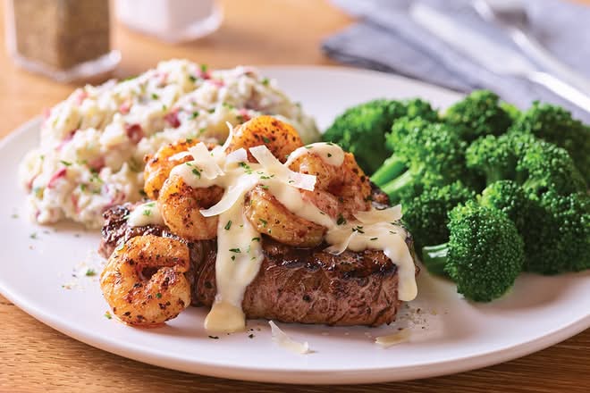 Shrimp 'N Parmesan Sirloin