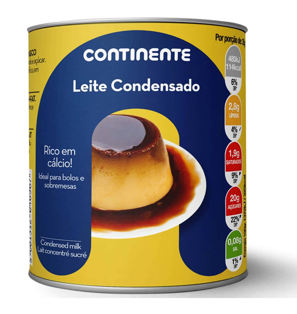 Leite Condensado Continente (emb. 397 gr)
