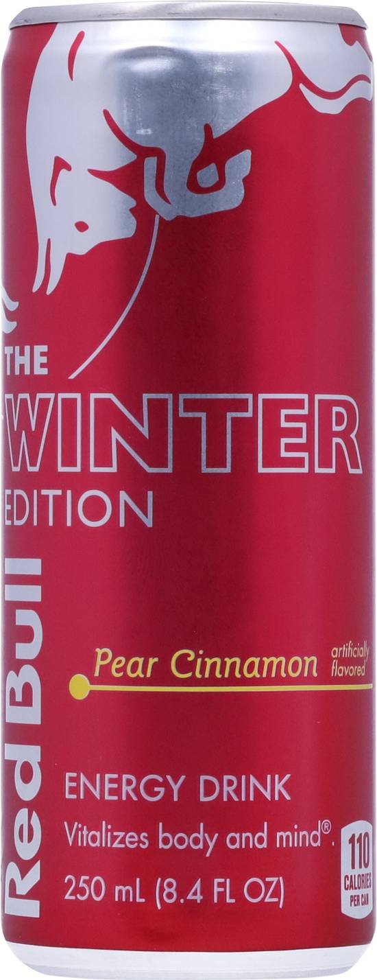 Red Bull the Winter Edition Cinnamon Energy Drink (8.4 fl oz) (pear)