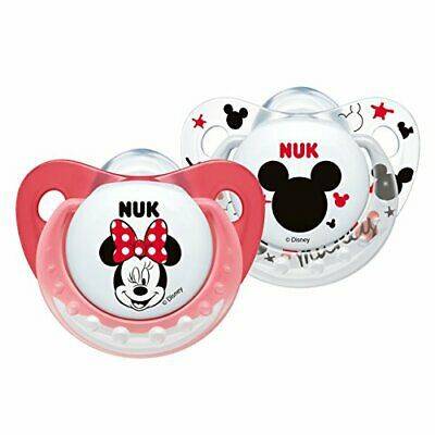 Pack Nuk Chupete Star Day & Night Mickey 18-36 m, 2 Unidades
