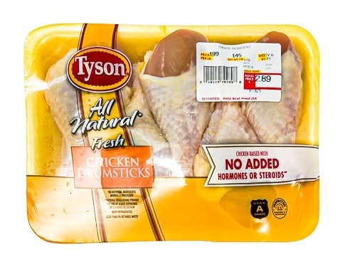 Tyson All Natural Chicken Drumsticks - 1.49-2.938 lbs - price per lb