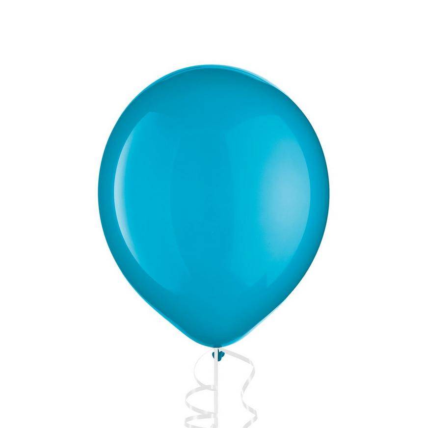 Uninflated 1ct, 12in, Caribbean Blue Balloon
